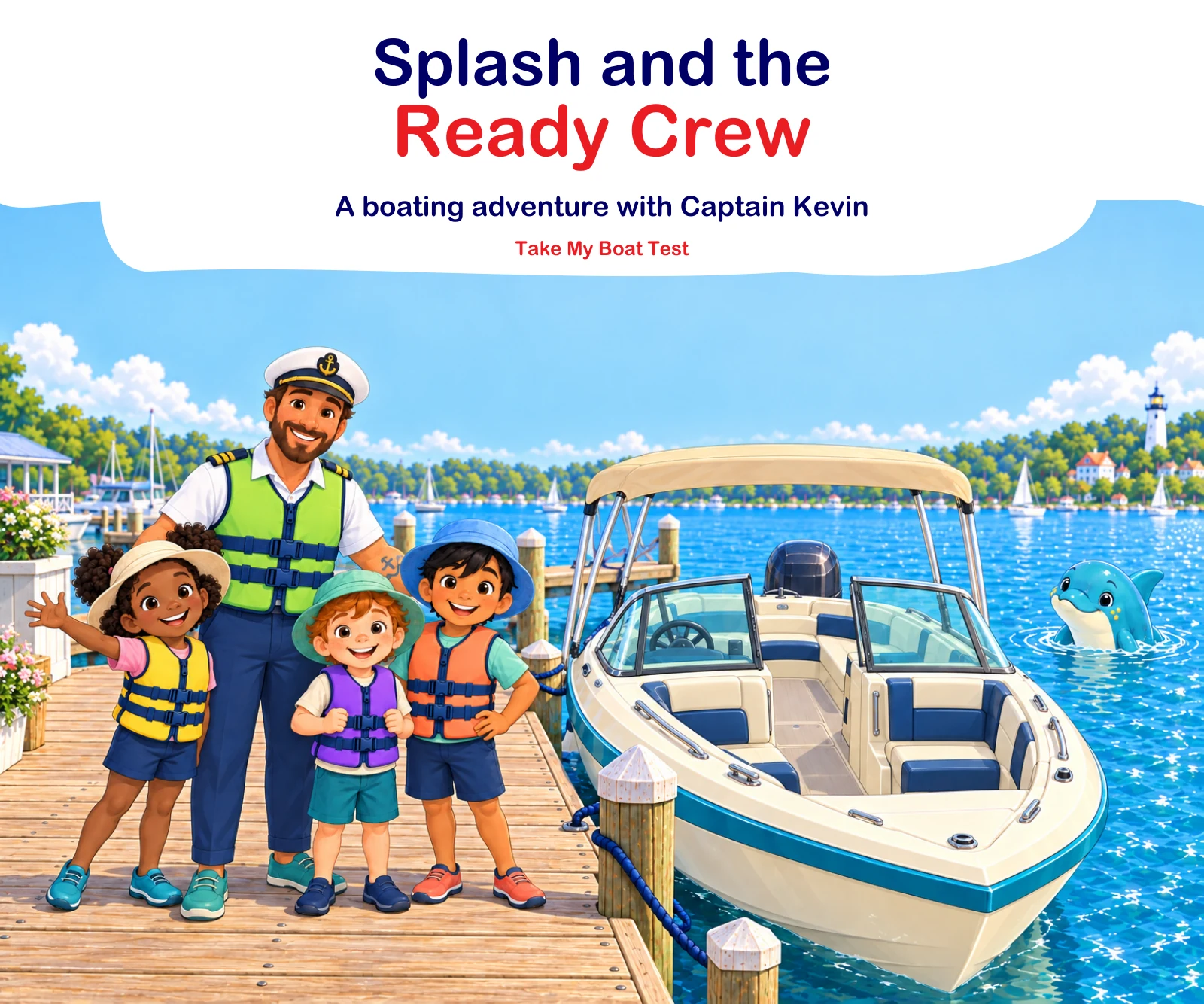 Cover: illustrated page from Splash and the Ready Crew. The page text follows below.